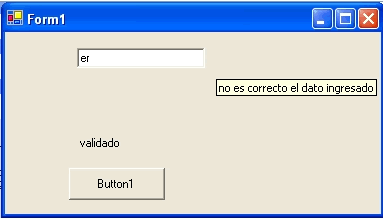 si ingresamos datos no num�ricos