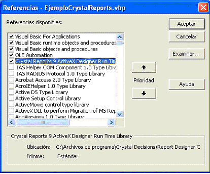 crystal report activex designer