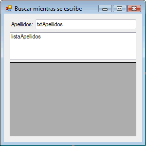 Figura 1. El formulario en modo de diseño