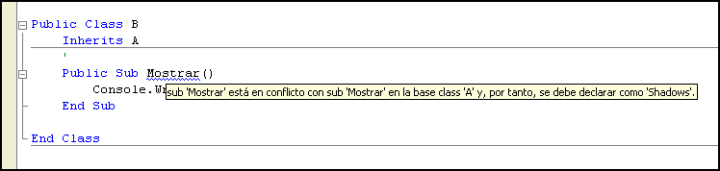 Figura 1. Advertencia de ocultacin