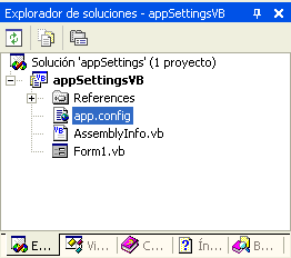 Figura 4. El explorador de soluciones