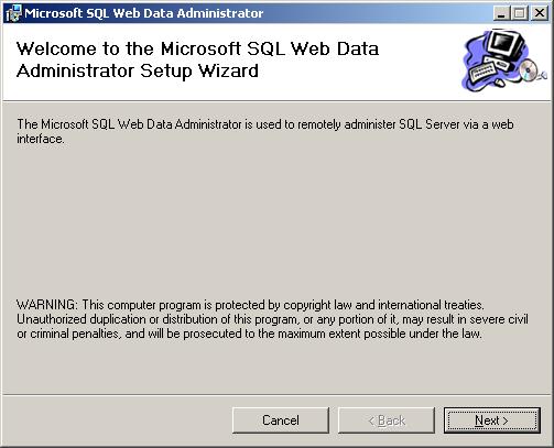 Instalando y Configurando MSDE y SQL Web Data Administrator