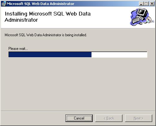 Instalando y Configurando MSDE y SQL Web Data Administrator