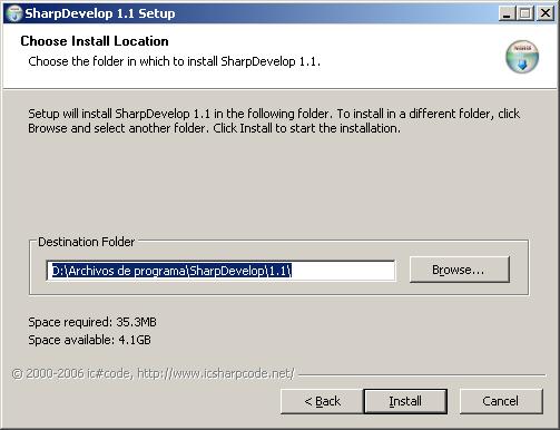 Instalando SharpDevelop