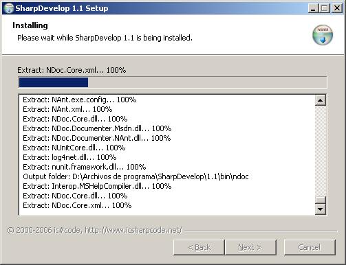 Instalando SharpDevelop