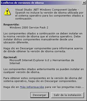 Instalando Visual Studio .NET 2003