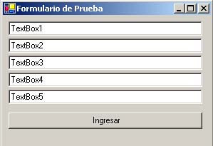 el formulario de prueba