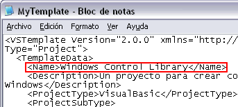 MyTemplate.vstemplate despues de
