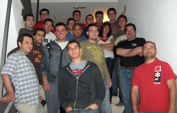 Con los alumnos del curso de ADO.NET en Alicante