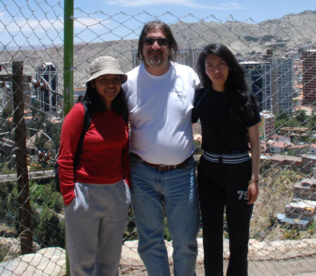 Con Eva y Alicia