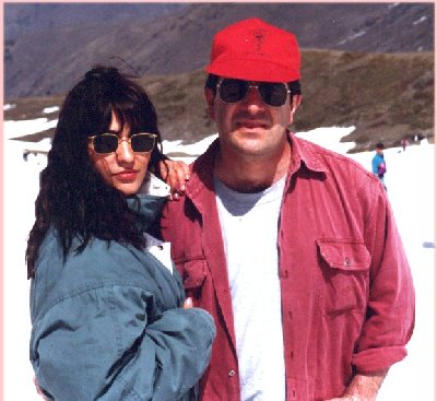 con Mónica en Sierra Nevada