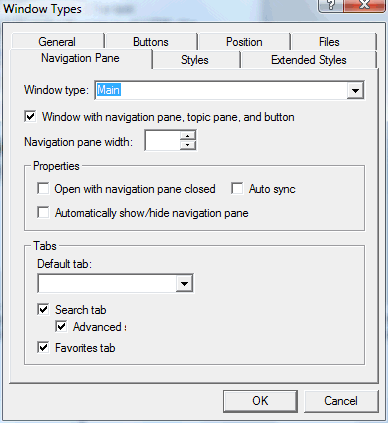 Figura 6. La ficha Navigation Pane