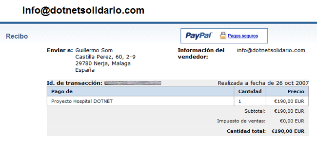 Tercer donativo para dotNetSolidario de las camisetas del guille mola