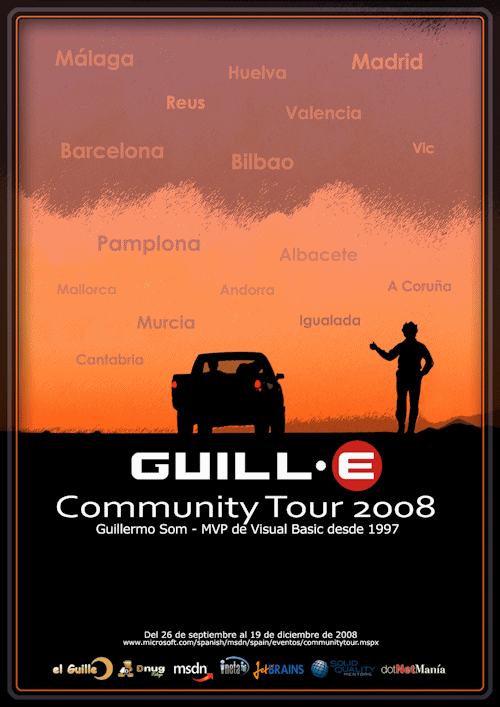 Cartel Guille Community Tour 2008