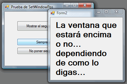 Figura 2. El programa en ejecución (en un Windows Vista)