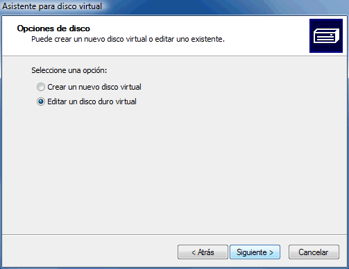 Figura 15. Editar un disco duro virtual
