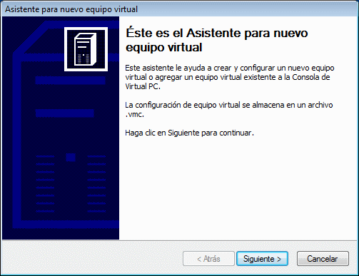 Figura 3. Asistente crear nuevo equipo